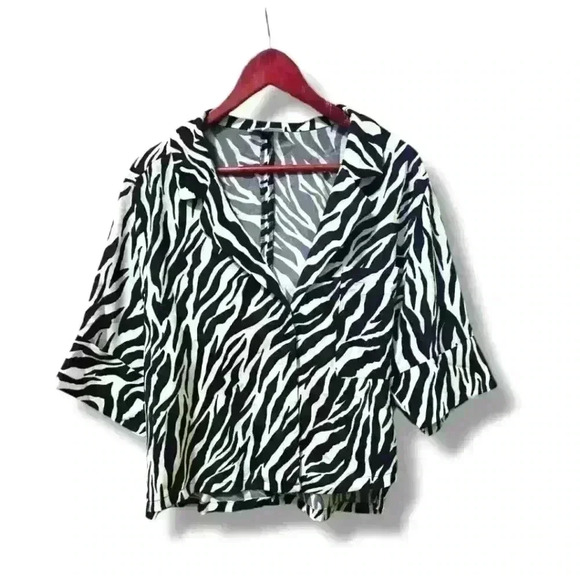 EAMI + CO Wild Thing Short Sleeve Top| sz L - Picture 1 of 5